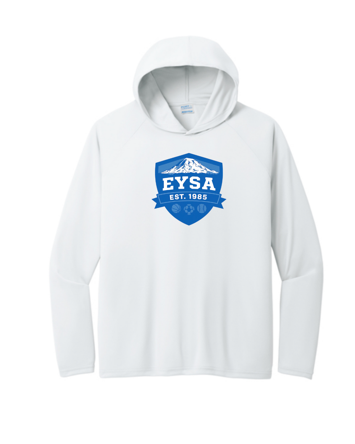 EYSA | Hooded Long Sleeve - Adult/Youth (White)