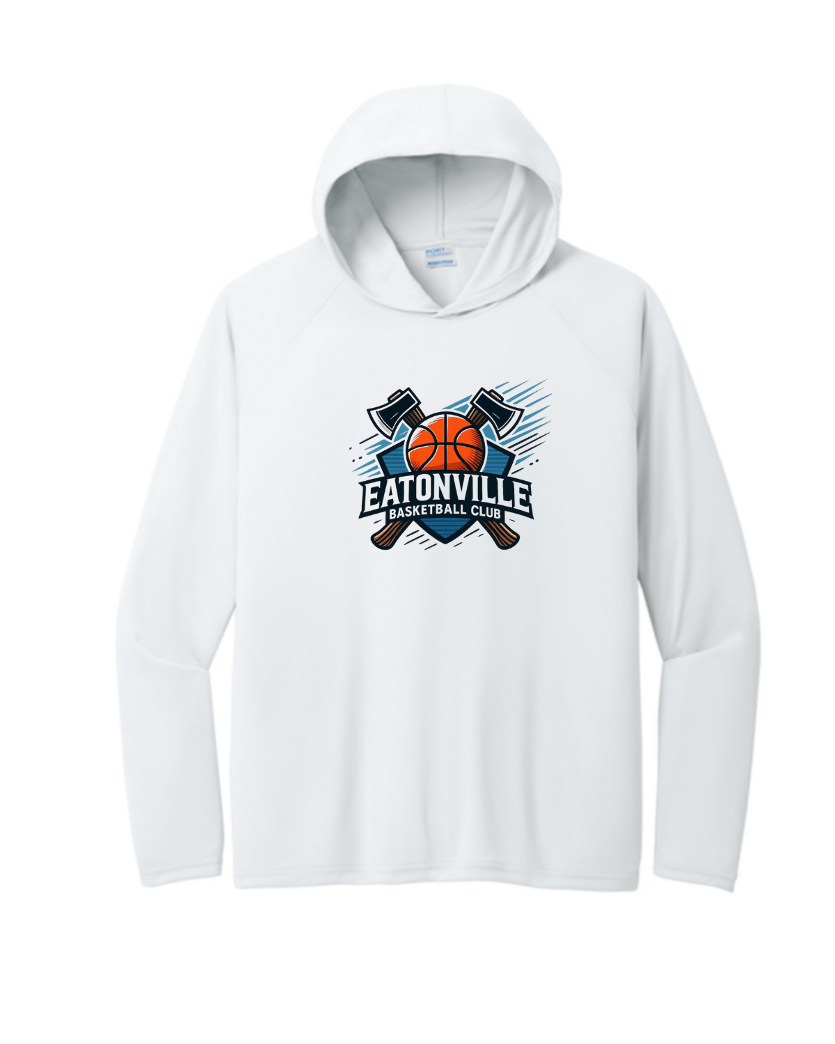 Eatonville | Hooded Long Sleeve - Adult/Youth - White