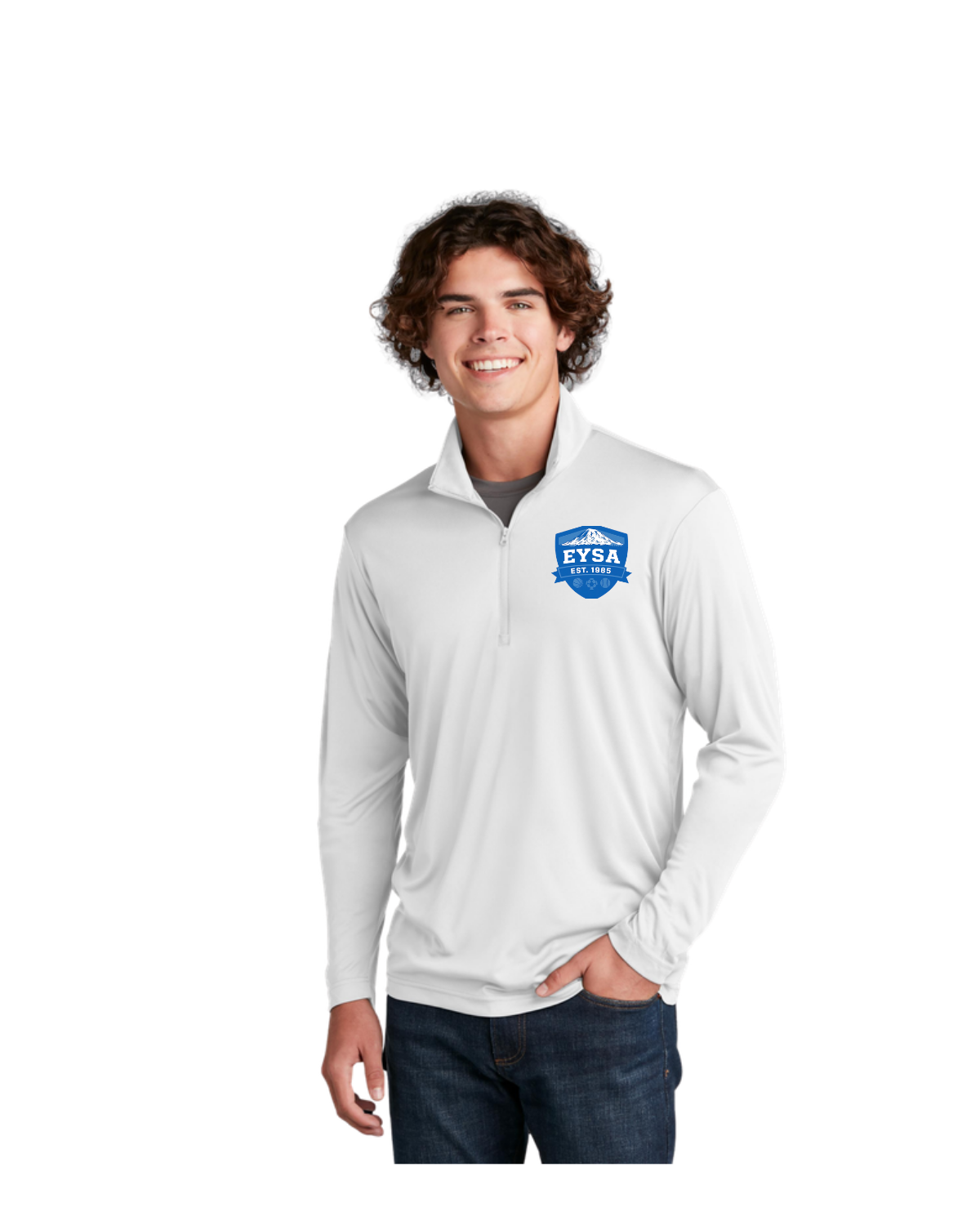 EYSA | 1/4 Zip Performance Top - Men's (White)