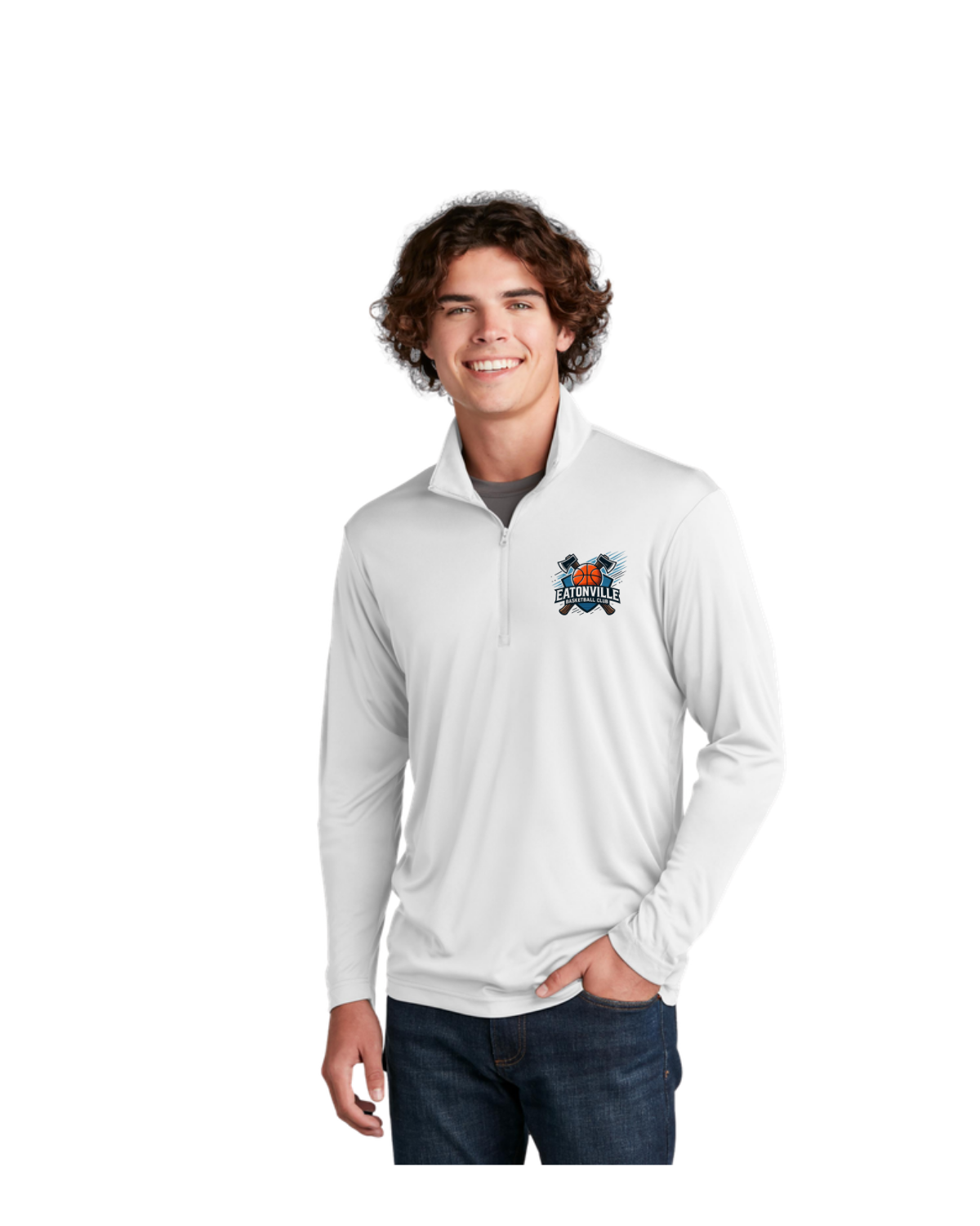 Eatonville | 1/4 Zip Performance Top - Men's - White