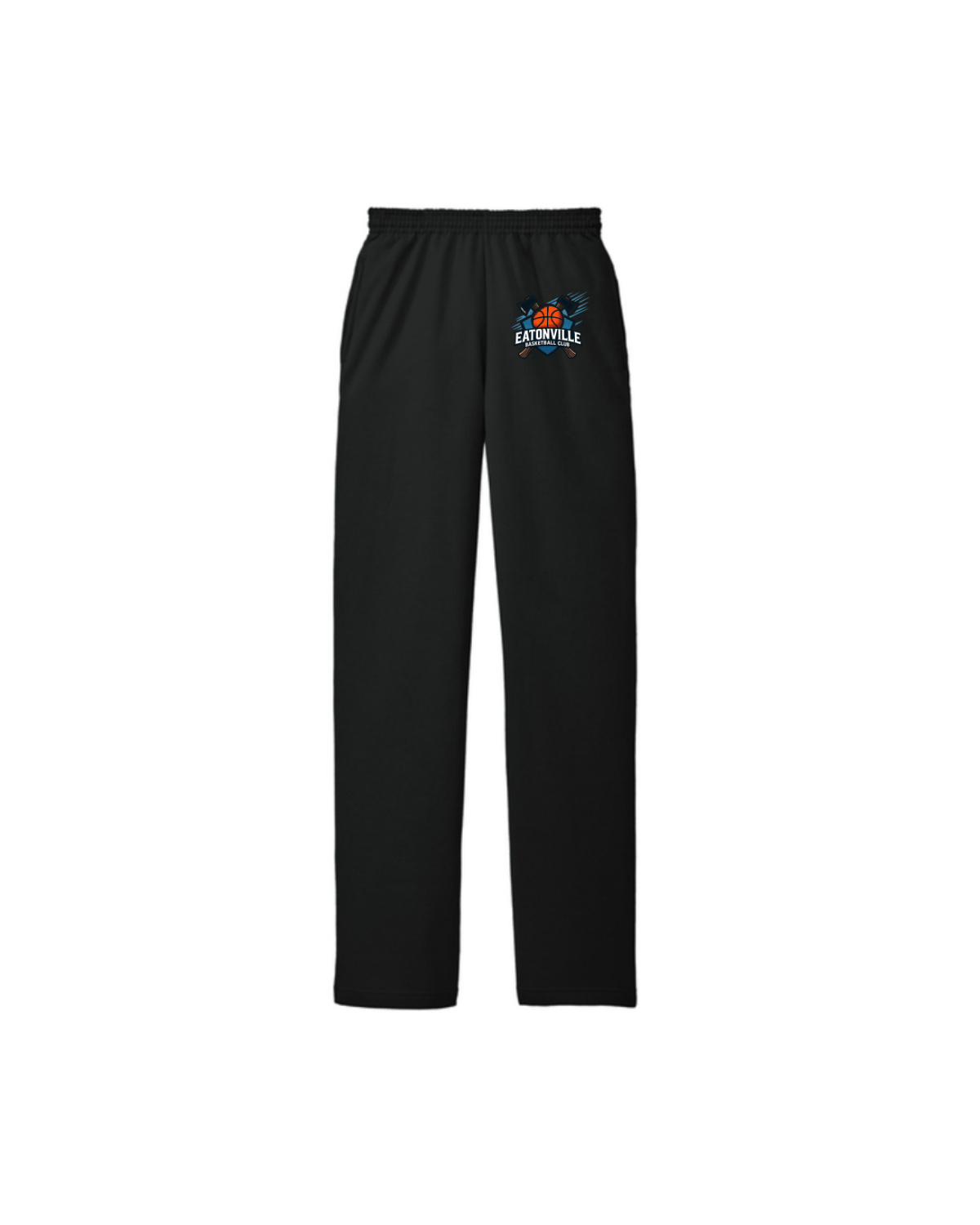 Eatonville | Fleece Sweatpant with Pockets - Adult/Youth - Black