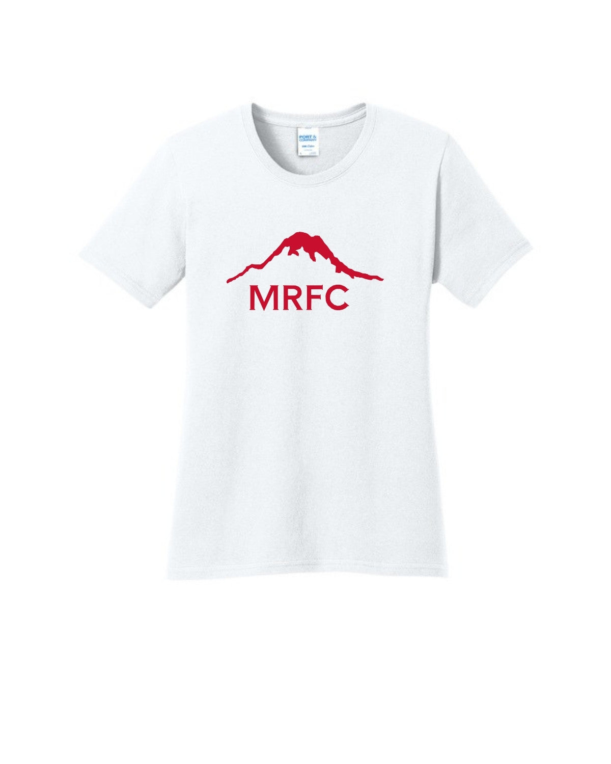 MRFC - White Core Cotton Tee (Red Logo) - LPC54