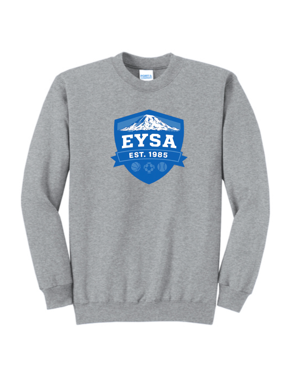 EYSA | Crewneck Sweatshirt - Adult/Youth (Gray)