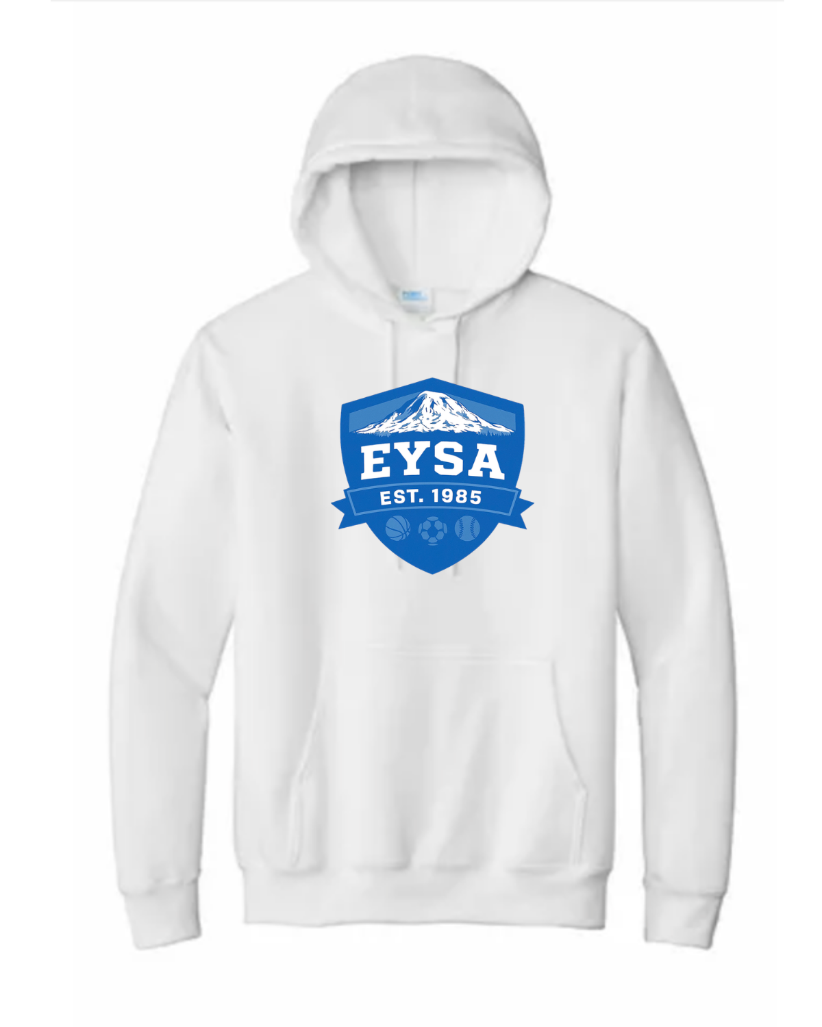 EYSA | Hooded Sweatshirt - Adult/Youth (White)