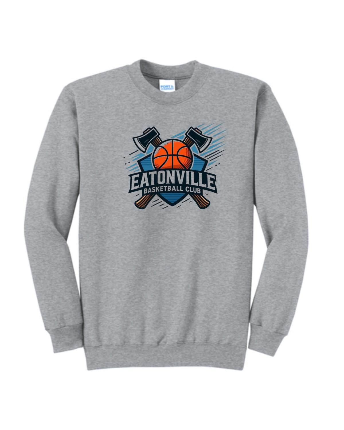 Eatonville | Crewneck Sweatshirt - Adult/Youth - Gray