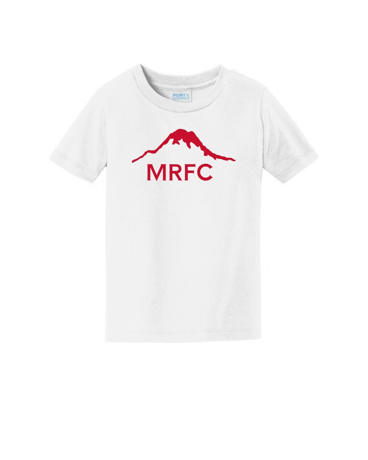 MRFC - White Toddler Fan Favorite Tee (Red Logo) - PC450TD
