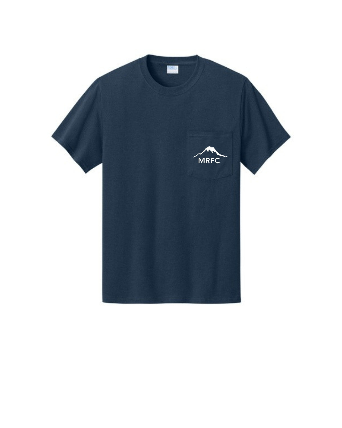 MRFC - Navy Essential Pocket Tee (White Logo) - PC61P