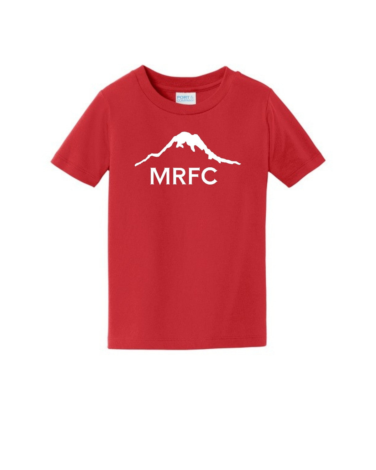 MRFC - Red Toddler Fan Favorite Tee (White Logo) - PC450TD
