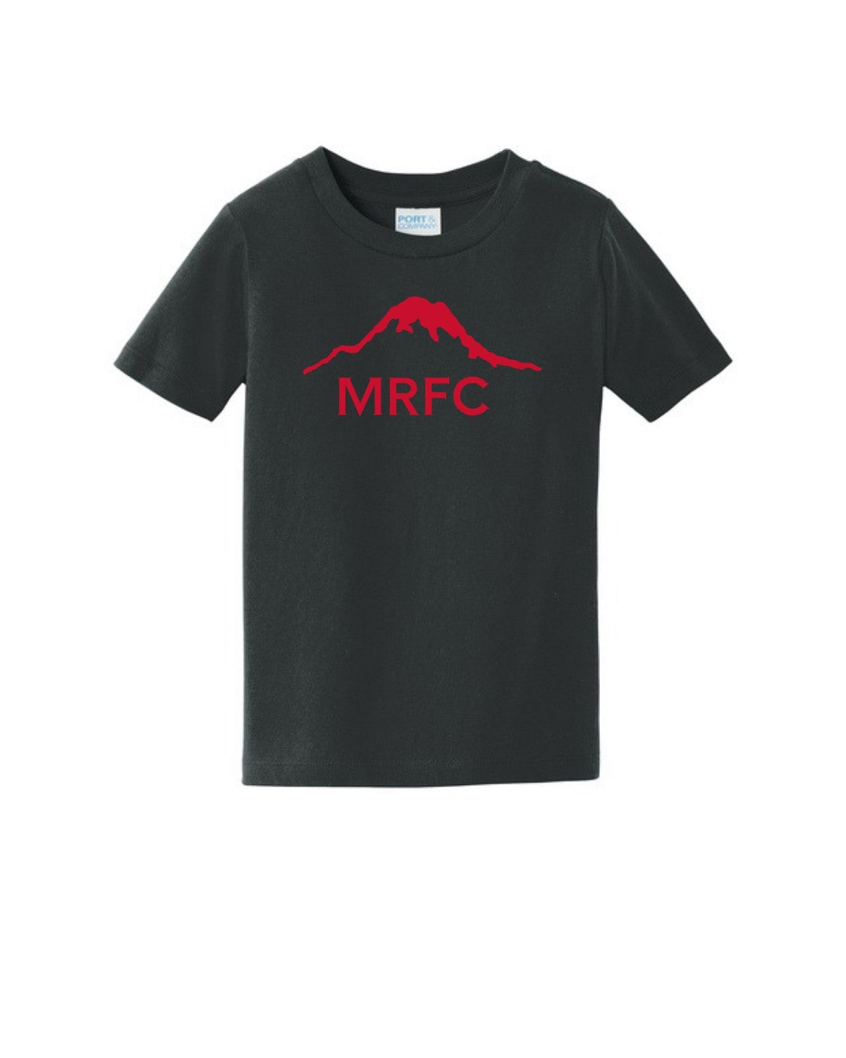 MRFC - Black Toddler Fan Favorite Tee (Red Logo) - PC450TD