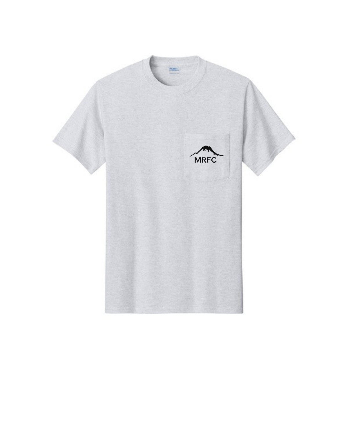 MRFC - Ash Essential Pocket Tee (Black Logo) - PC61P