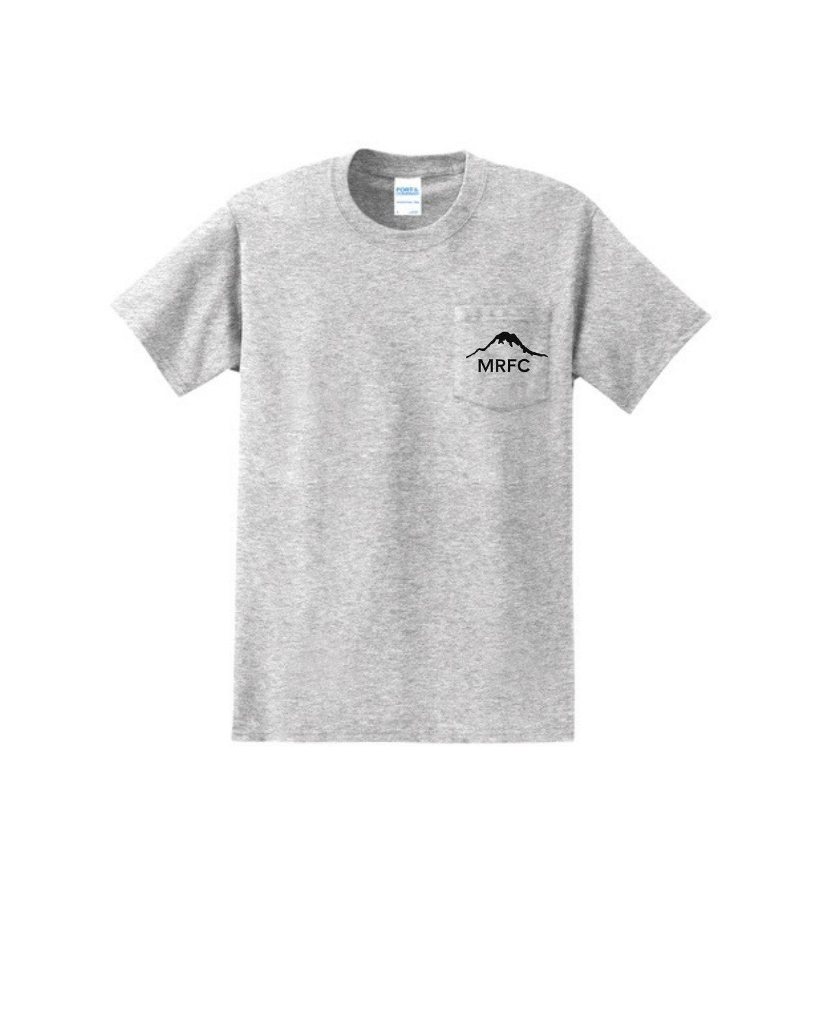 MRFC - Ash Essential Pocket Tee (Black Logo) - PC61PT