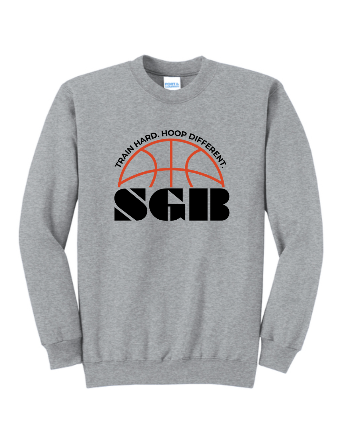 SGB | Train Hard. Hoop Different Crewneck - Adult/Youth