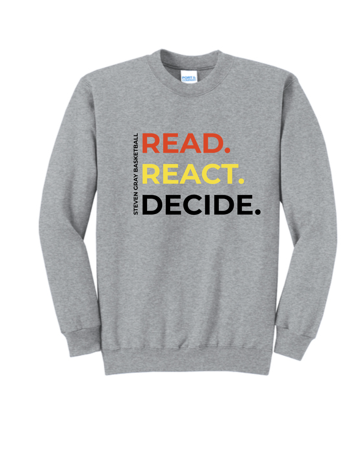 SGB | Read.React.Decide. Crewneck - Adult/Youth