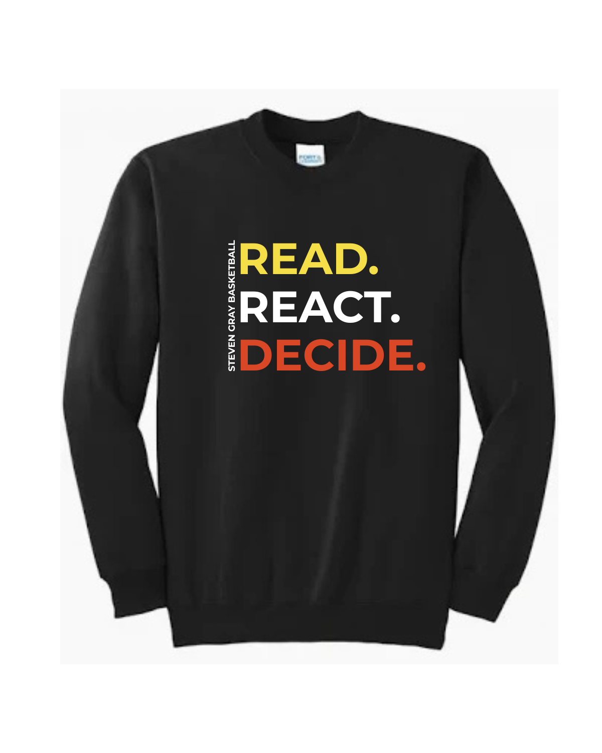 SGB | Read.React.Decide. Crewneck - Adult/Youth